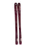 A pair of Salomon Womens Qst Lux 92 Skis - 2022 are shown side by side on a white background, displaying the brand logo and model name near the tips to emphasize their versatility for all-mountain skiing.