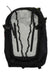 The Sherpani Womens Quest AT Pack is a black and gray travel backpack for women with two vertical zippers, a wavy black cord on the front, RFID protection, and the Sherpani logo near the top to keep your essentials secure.