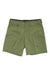 The Eddie Bauer First Ascent Men's Guide Pro 9 Inch Short features olive green fabric, a button and zipper closure, two front zip pockets, a subtle left leg logo, plus sun protection and moisture-wicking for all-day outdoor comfort.