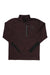 The North Face Mens Canyonlands Half-Zip Top is a long-sleeve, dark maroon fleece with a high collar, left zippered chest pocket, and visible logo.