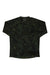 Men's crewneck long-sleeve shirt, dark camouflage knit midweight base layer