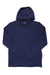 Rhone men's Bolinas hoodie, indigo blue, hood with front pocket and hem drawstring
