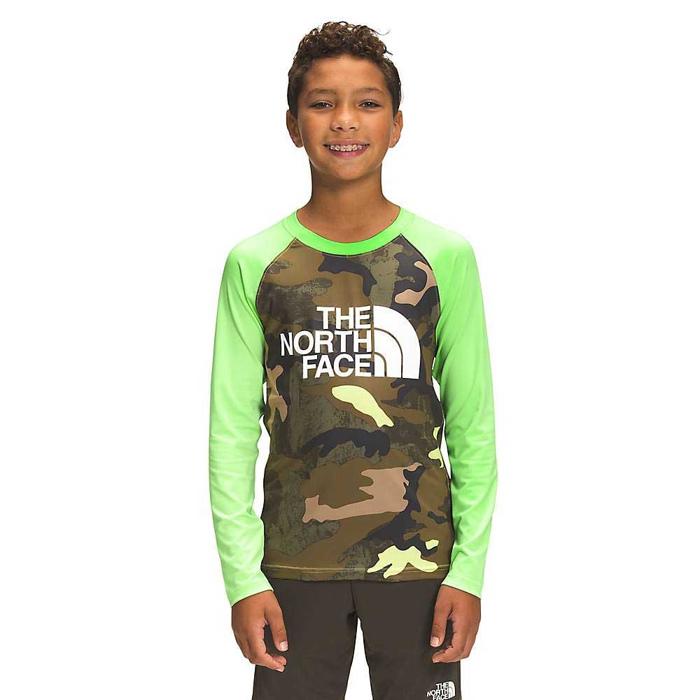 The North Face Boys Printed Amphibious LS Sun Tee The North Face