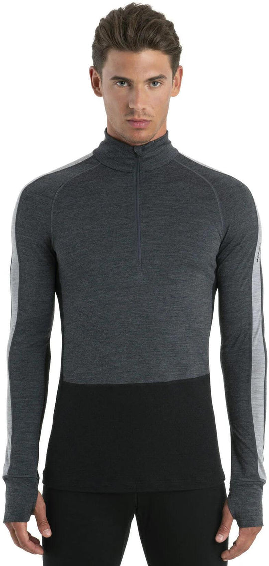 Icebreaker Mens Merino 200 Zoneknit LS Half Zip Top