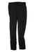Hot Chillys Womens Peachskins Solid Bottom: plain black athletic pants with an elastic waistband and moisture-wicking fabric, displayed flat on a white background.
