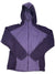 The Womens Benton Springs Full Zip Fleece Jacket by Columbia is a purple zip-up with a modern classic fit, hood, long sleeves, lighter and darker purple panels, full front zipper, and two zippered hand pockets.