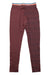 Women's long pants in maroon with Ortovox waistband