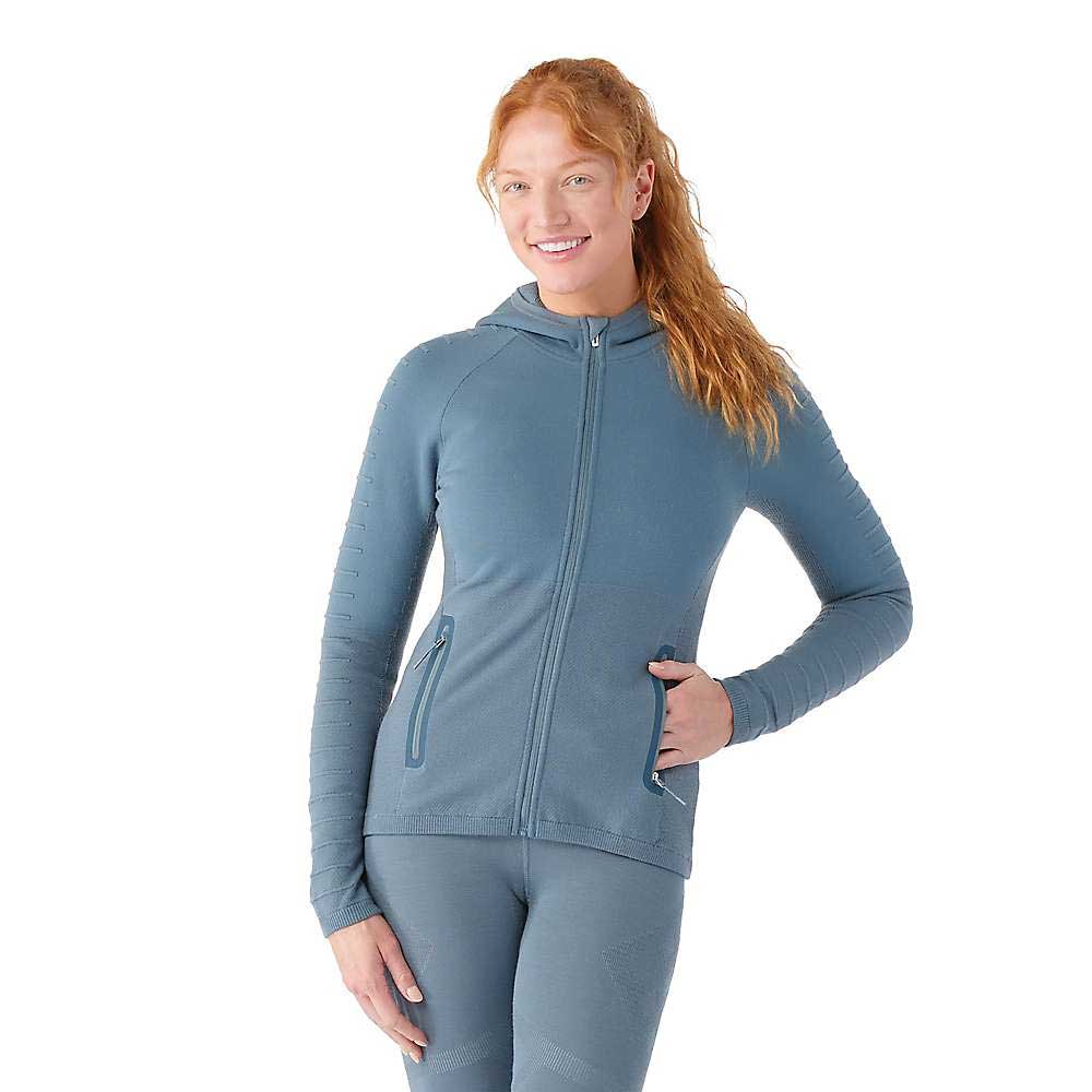 Smartwool Womens Intraknit Merino Fleece Full Zip Hoodie Smartwool