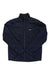 The Men's Lone Mountain 3-in-1 Jacket in navy blue features a front zipper, long sleeves, and a small logo patch on the left chest, displayed flat on a white background.