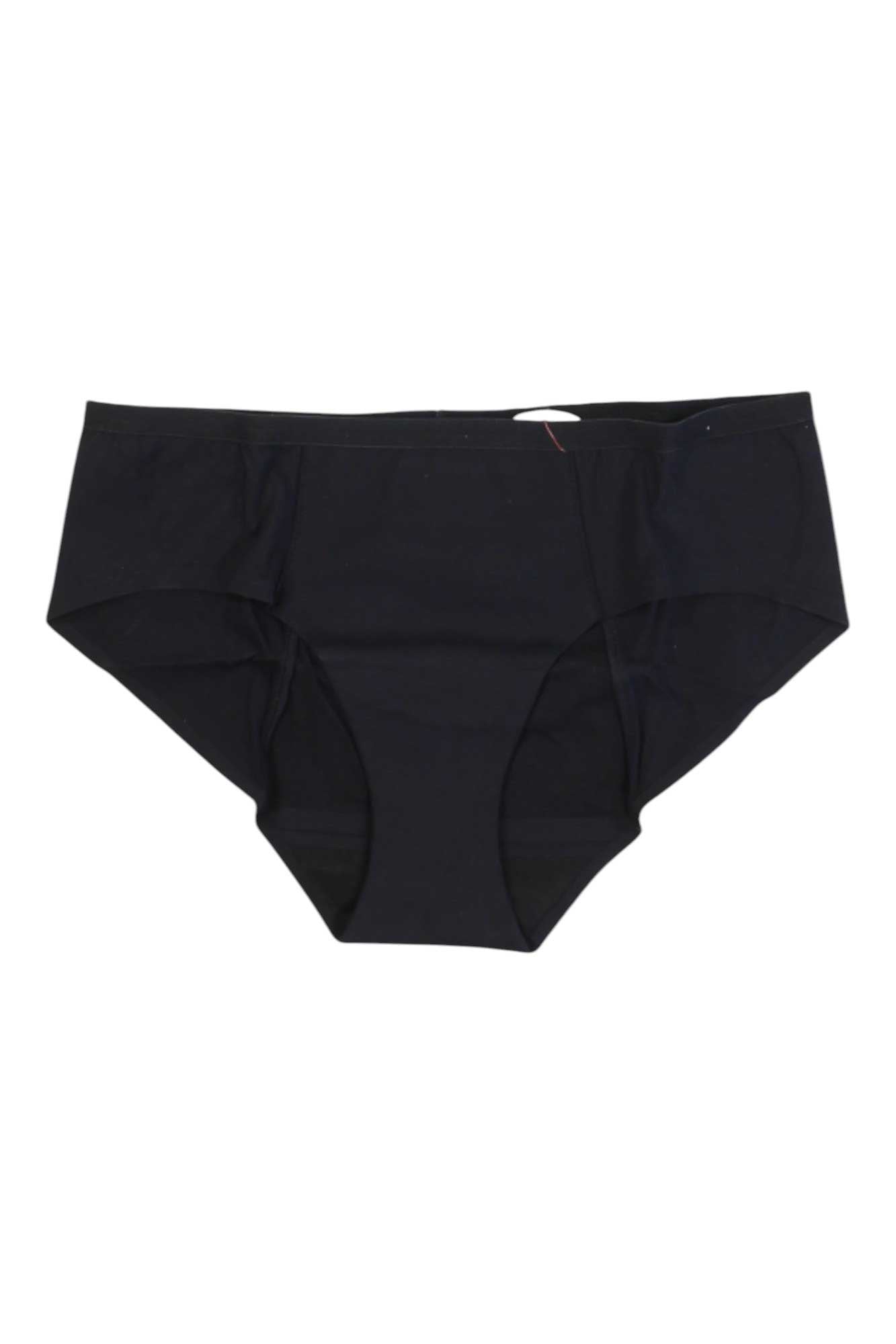 The Proof Womens Period & Leak Proof Hipster, shown in classic black and a hipster cut on a white background, offers breathable, seamless comfort and reliable leak protection for women.
