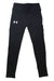 Girls' cozy black leggings with white Under Armour logo