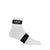 Giro Comp Racer cycling sock, white with black heel-to-mid band and logo