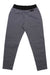 The Obermeyer Teens Ultragear Bottom is a pair of plain gray leggings with a black elastic waistband and moisture-wicking technology, shown laid flat on a white background—ideal for outdoor activities.