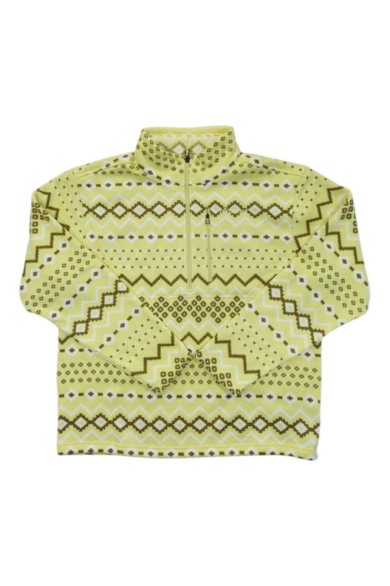 Marmot Mens Heavyweight Drop Line Printed 1/2 Zip Top Marmot