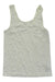 The Boody Womens Tank Top, a breathable and lightweight white sleeveless shirt, is displayed flat on a white background to highlight its comfortable design.