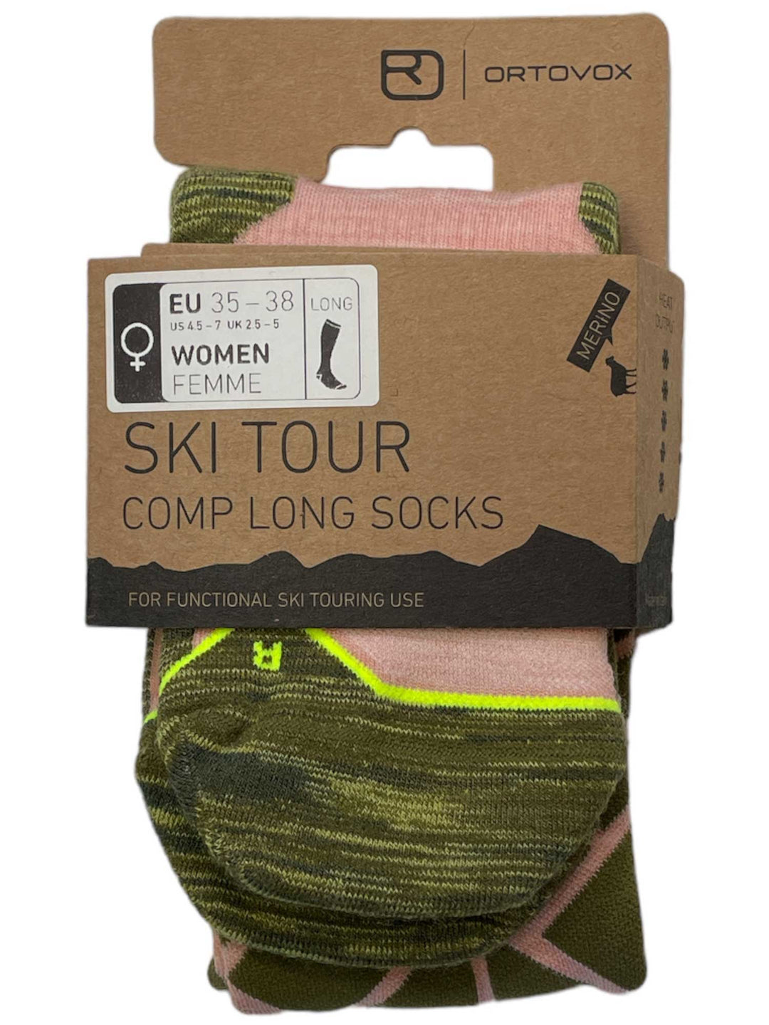 Ortovox Women's Ski Tour Comp Long Sock Ortovox