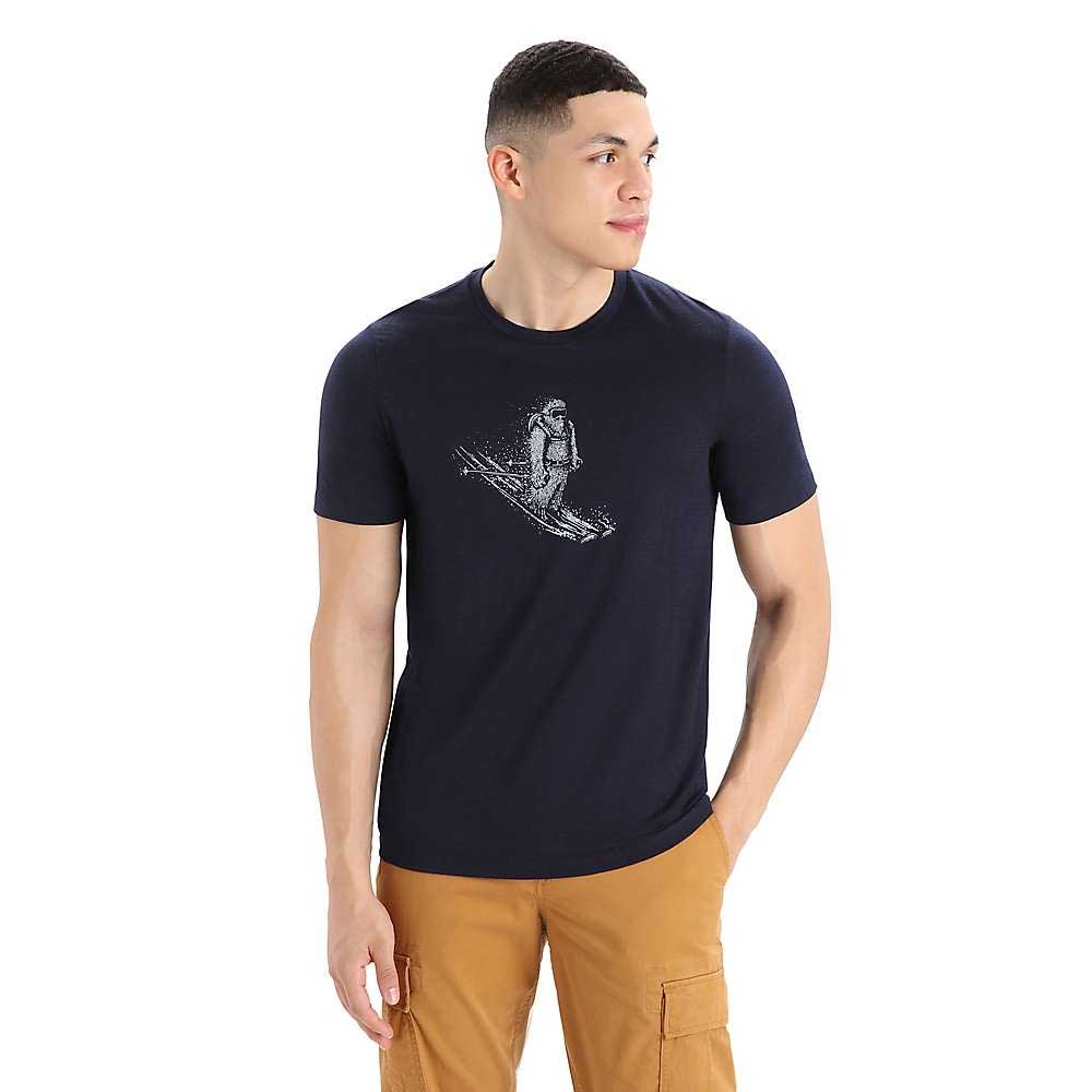 Icebreaker Mens Tech Lite II SS Tee - Skiing Yeti Icebreaker