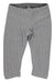The Prana Womens Misty Knickers are gray capri leggings with a subtle geometric pattern, an elastic waistband, moisture-wicking fabric, and mid-calf length—perfect as women’s hiking leggings.