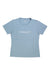 Women's cotton T-shirt, light blue with Norrona logo on chest