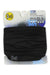 A Buff Juniors Original Multifunction Headwear in black, breathable Ultra Stretch neck gaiter for kids with UPF 50 protection. Packaging shows the Buff logo in yellow and black at the top left and on the product.