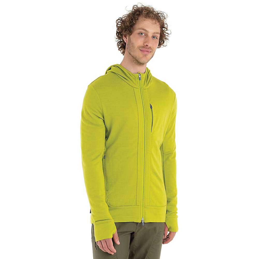 Icebreaker Mens Quantum III LS Zip Hoodie Icebreaker