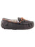 Fireside By Dearfoams Women's Victoria Genuine Shearling Lace Moccasin Slipper Fireside by Dearfoams