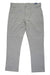 The Huk Mens NXTLVL Pant, shown laid flat on a white background, is a light gray quick-drying athletic pant featuring front and back pockets plus a zippered pocket on the right thigh.