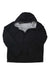 The Marmot Mens Minimalist Jacket - Big, a black GORE-TEX men’s jacket with a front zipper, long sleeves, and light inner lining, is laid flat on a white background.