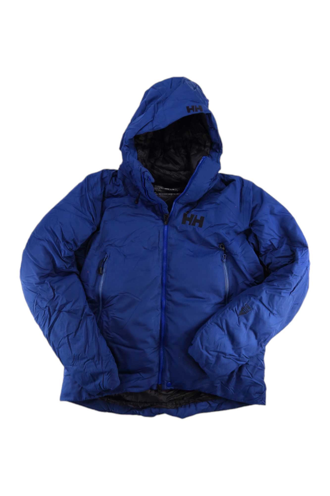 Helly Hansen womens light insulator jacket, navy blue, zip-front, hooded