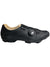 Shimano XC300 women's cycling shoe, black with beige collar and toe tread.