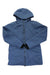 Women’s Volcom hooded 3D stretch jacket in blue with full front zip and black drawcord