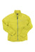 Women's quilted puffer jacket with high collar, bright yellow
