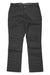 The Dovetail Womens Britt Utility Pant is a pair of dark gray cotton work pants for women with multiple pockets, reinforced stitching, a relaxed fit, and "DOVETAIL WORKWEAR" on the waistband, shown laid flat on a white background.