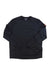 A plain black Spyder Mens Arc Graphene Tech LS Top is laid flat on a white background. This long-sleeve crew neck athletic shirt offers thermal regulation and UV protection, with no visible logos or patterns on the front.