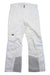 Women’s ski pants, white, front closure, side zip pockets, HH logo