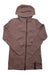 A brown Indyeva Womens Naoko Hoody with a full front zipper and two side pockets, ideal for outdoor adventures, is laid flat on a white background.