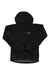 Men’s hooded puffer jacket, full-zip, quilted insulation, black