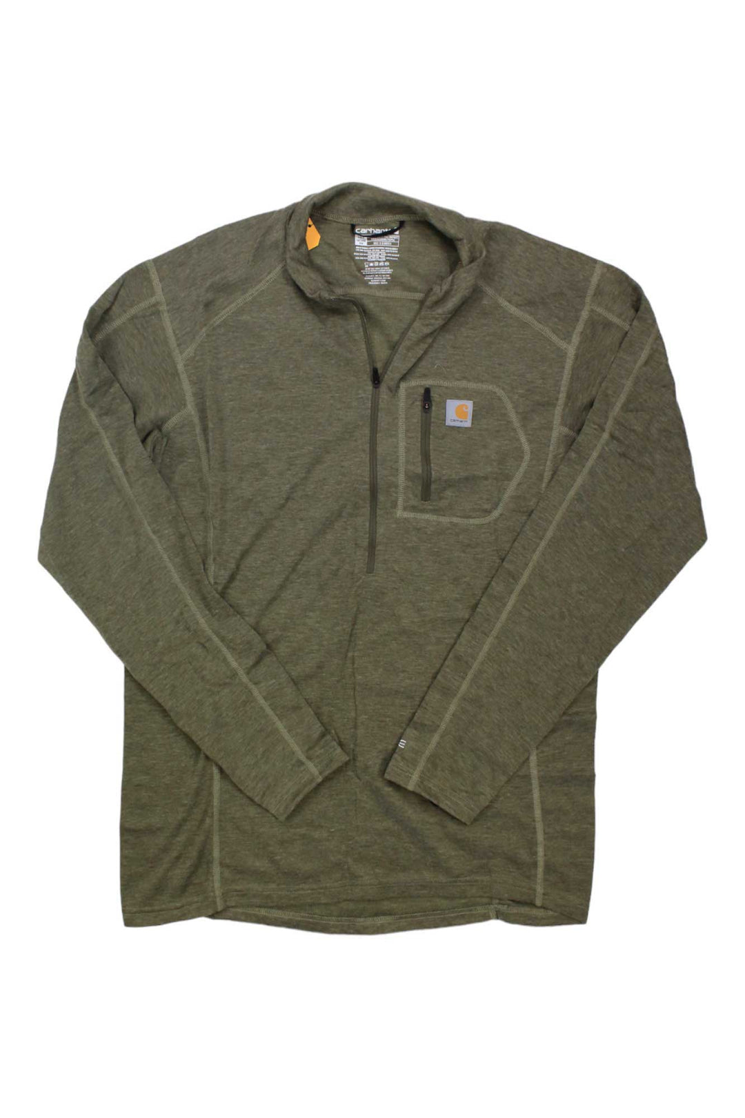 Carhartt Mens Base Force Heavyweight Poly-Wool Quarter-Zip Carhartt