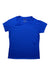 The Speedo Womens Swim SS Tee in royal blue, shown flat on a white background, is a short-sleeve quick-dry swim shirt with UPF 50+ protection, a crew neckline, and lightweight moisture-wicking fabric.