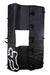 Large black tailgate cover with fox graphic and side straps