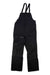 The Marmot Womens Refuge Pro Bib, made from recycled polyester, has adjustable shoulder straps, a front zipper, and several pockets. Shown laid flat on a white background, these waterproof bib pants are perfect for outdoor activities.