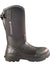 The Lacrosse Men's Alpha Range 14IN 5mm Neoprene Boot is a black, waterproof boot with a textured rubber lower, neoprene upper, adjustable top strap, and white LaCrosse logo—perfect for men's outdoor adventures.
