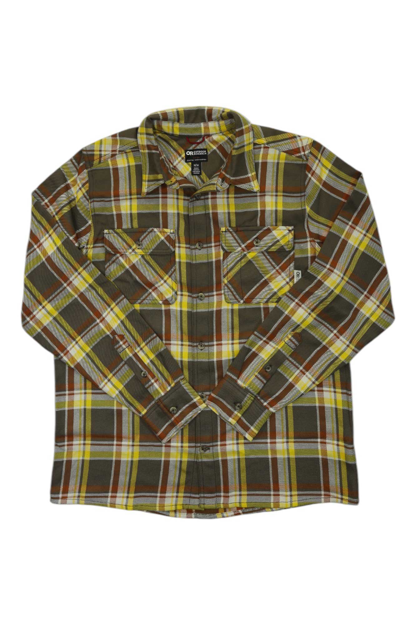 Outdoor Research Mens Feedback Flannel Twill Shirt Outdoor Research