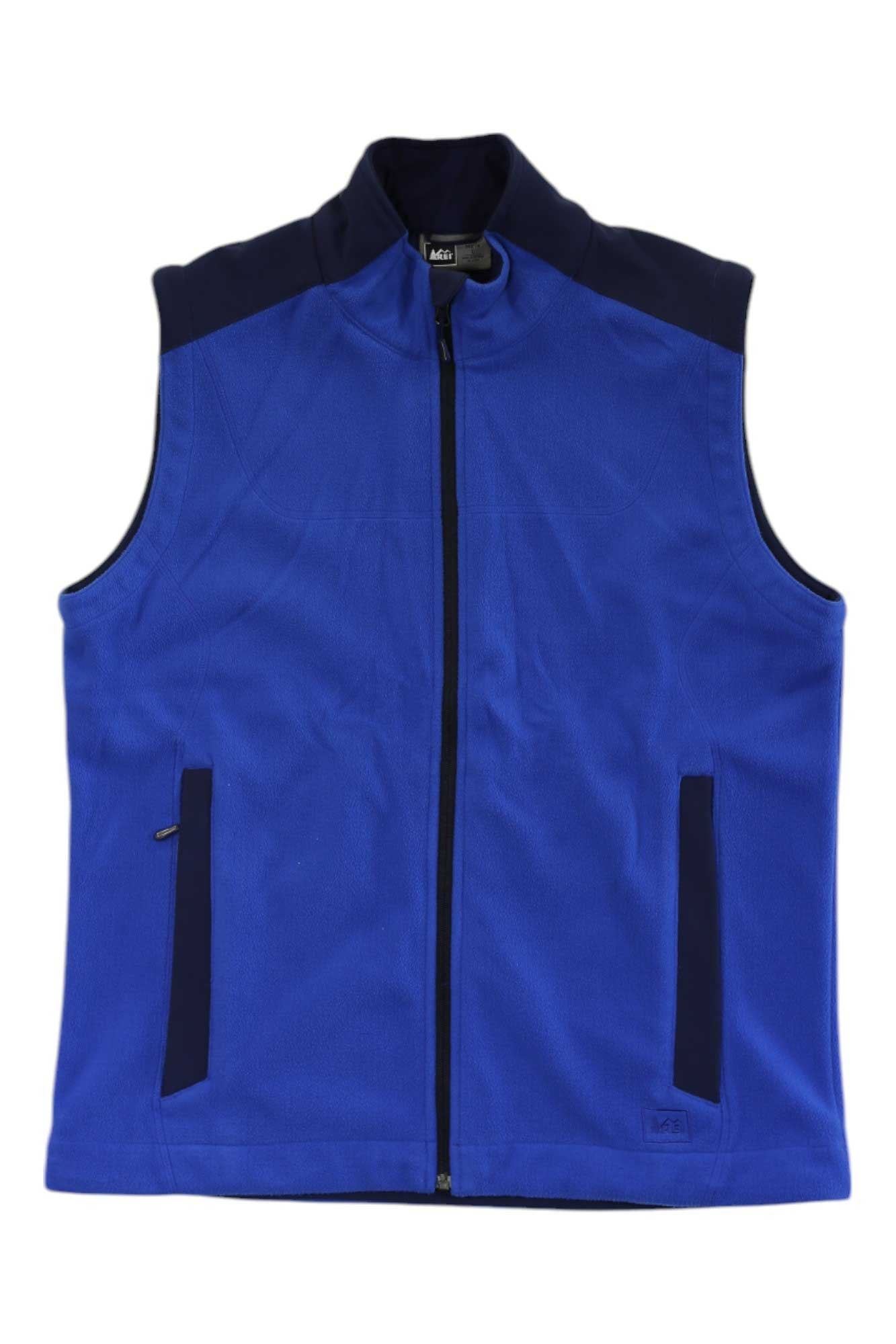 Mens REI Full Zip Fleece Lined Vest REI