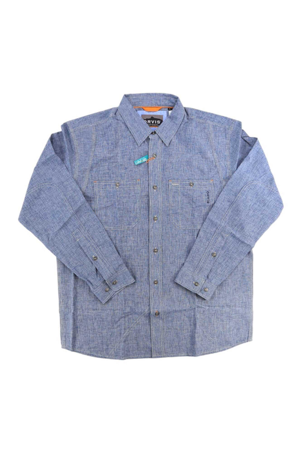 Orvis Men's Tech Chambray Work LS Shirt Orvis