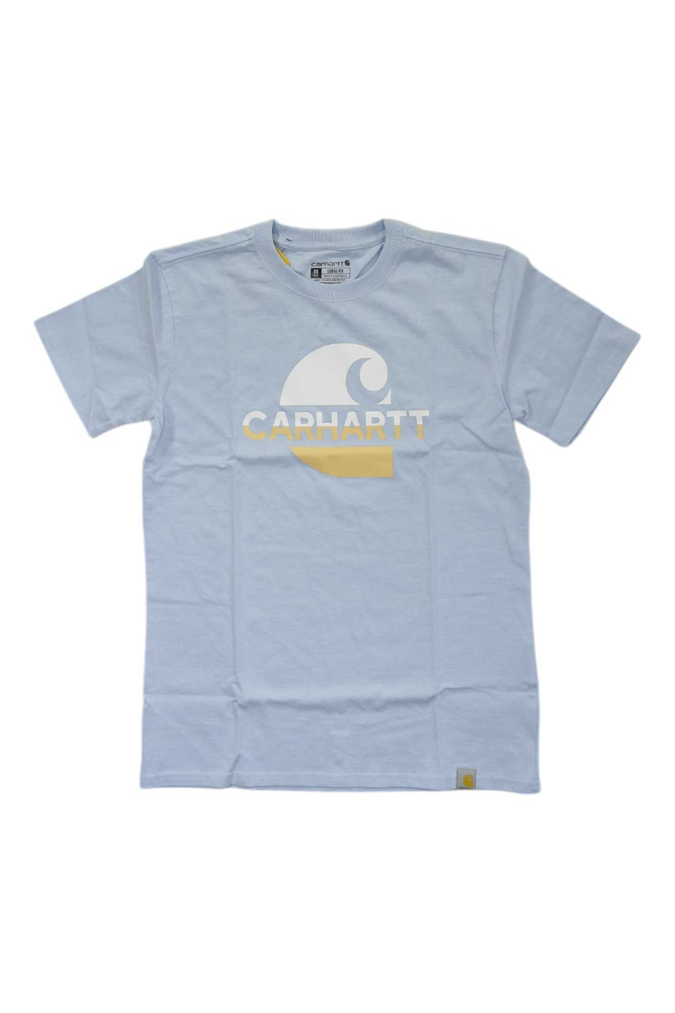 Carhartt Womens Loose Fit Heavyweight Faded C Graphic SS T-Shirt Carhartt