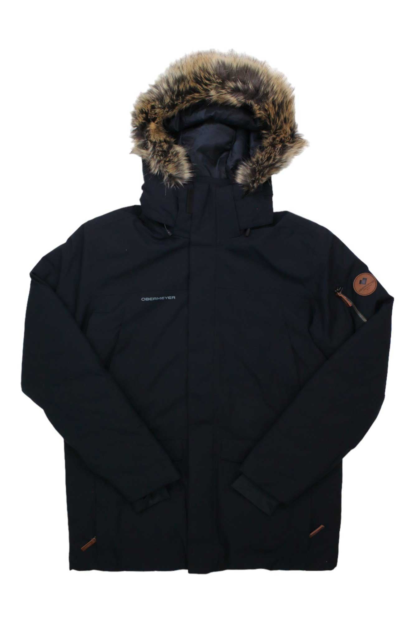 Obermeyer Mens Ridgeline Jacket with Faux Fur Obermeyer