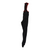 Rapha men's black winter bib tights, no pad, red side and strap accents