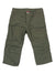 Womens Horizon Noble Capri Pant in olive green, knee-length, made from quick-drying nylon with belt loops, front pockets, and a relaxed fit. Inspired by The North Face for outdoor versatility; displayed flat on a white background.