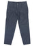 The Lizbeth Pants are dark gray, high-waisted tapered pants with pleats, side pockets, and three front buttons, shown laid flat on a white background.
